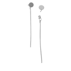 Double the Fun Silver 2 in 1 Earrings